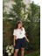 Kalp Nakışlı Oversize Tshirt 2