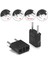 2 Adet 2 Pin Ab 2 Yuvarlak Pin Priz Girişi Ab Tak Adaptörü Ac 110V-250V 10A Seyahat Fişi Dönüştürücü Güç Adaptörleri 220V Fiş Çevirici Siyah Priz 2
