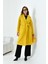 Ftz Women Kadın Geniş Yaka Kaban Sarı 3
