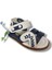 Şirinbebe 1588-20 Anatomik Dikiş Cirtlı Erkek Çocuk Sandalet Lacivert Beyaz 18-20 1
