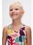 Cutouts Foliage Kız Çocuk Desenli Kolsuz Tişört 3