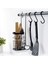 50 Adet Siyah 7,5 cm Metal S Es Banyo Kanca Set 1