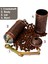 Glıos Bakır Zamak Karabiber, Kahve, Çörek Otu Ve Haşhaş El Değirmeni Öğütücü Grinder 22 Cm 5