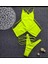 Bikini, Plaj Giyim, Bağlama Detaylı Bikini, Fosforlu Yeşil Bikini, Brezilyan Kesim Bikini 2
