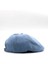 Erkek Ayarlanabilir Tokalı %100 Pamuk Kot Kasket Şapka -Açık Mavi 2