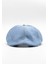Erkek Ayarlanabilir Tokalı %100 Pamuk Kot Kasket Şapka -Açık Mavi 3