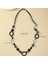 Offıce Necklace Günlük Giyim Boho Tarzı Reçine Taşlı Siyah Uzun Ofis Kolye 4