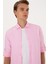 Erkek Açık Pembe Gömlek Desenli 50299597-VR078 2