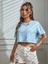 Kadın / Kız Crop Oversize Good Thıngs Baskılı 2
