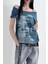 Indigo Vintage Lost Omuz Dekolteli Kısa Kol T-Shirt 1