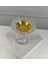 Mini Boy Kristal Ayaklı Cam Vazo Buhurdanlık 14 cm 7