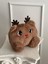 Çocuk Sevimli Geyik Oyun&uyku Arkadaşı Peluş Yastık Kahverengi 25 cm 3