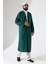 Erkek Namaz Elbisesi Buhara Yaka Cepli Namaz Cübbesi Yeşil - (Brt) 4