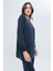 Indigo-Taş Detaylı Likralı Sweat 1