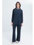 Indigo-Taş Detaylı Likralı Sweat 2