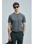 Logolu Pamuk Karışımlı Regular Fit Bisiklet Yaka T Shirt Erkek T Shirt 111020235 1