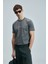 Logolu Pamuk Karışımlı Regular Fit Bisiklet Yaka T Shirt Erkek T Shirt 111020235 5