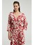 Kadın Yarım Kol Sabahlıklı Ince Askılı Büstiyerli Pijama Takım 2
