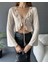 Fırfır Detaylı Önü Bağlamalı Crop Bluz 3