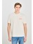 Erkek Relaxed Fit %100 Pamuk Sırt Baskılı Bisiklet Yaka T-Shirt - LM828731543 1