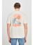 Erkek Relaxed Fit %100 Pamuk Sırt Baskılı Bisiklet Yaka T-Shirt - LM828731543 4