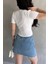 Kruvaze Yaka Crop Bluz 2