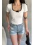 Havuz Yaka Biye Detaylı Crop Bluz 4