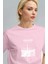 Kadın Pembe Paris Regular Fit Normal Kalıp T-Shirt 2