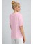 Kadın Pembe Paris Regular Fit Normal Kalıp T-Shirt 3