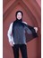 Shawl Kadın Siyah Boneli Şal 2