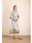Desenli , Çizgili Cotton Elbise 3