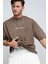 Erkek Kahverengi Spectacular Oversize Salas T-Shirt 1