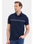 Erkek Polo Yaka, Çift Çizgili ,cepli T-Shirt 1