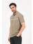 Erkek Polo Yaka, Çift Çizgili ,cepli T-Shirt 2