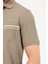 Erkek Polo Yaka, Çift Çizgili ,cepli T-Shirt 4