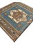 El Dokuma Vintage Milas Halısı 160X255 Turkuaz Mavi Eskitme Halı 5