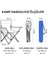 4'lü Katlanabilir Kamp Sandalye ve Masa Seti, Renkli, Hafif ve Pratik Kullanım 3