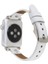 Apple Watch Uyumlu Deri Kordon 38-40-41MM St F3 Beyaz 2