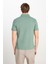 Erkek Regular Fit Pamuklu Yeşil Polo Yaka T-Shirt - L2510551826 3