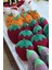 Renkli Sevimli 4 Lü Takım Meyve&sebze Peluş Yastık 25 cm & 16 cm 4