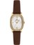 DK.1.13943-3 3 Atm Suya Dayanıklı Deri Kordonlu Kahverengi Kadın Kol Saati 1