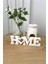 Home Yazılı Dekoratif Biblo Masaüstü Dekor - Beyaz 22 cm x 6 Cm. 3