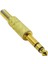 Powermaster PM-2227 Gitar Jack Stereo Sarı Gold Metal 1