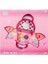 4278 Pretty Pinky 3 Katlı Pembe Çantalı Makyaj Seti -Sunman 3