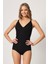 Siyah Mı Emay 2821 Balenli Double Boy Slip Lazer Korse 1