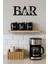 Coffee Bar Yazısı Duvar Dekoru – 3D Baskı Kahve Köşesi Süsü 1
