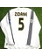 Real Madrid Los Galacticos #5 Zinédine Zidane Futbol Forması Uzun Kollu 1