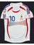 Zinédine Zidane Fransa 2006 Dünya Kupası Finali Nostaljik Retro Yetişkin Forma Beyaz 2
