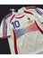 Zinédine Zidane Fransa 2006 Dünya Kupası Finali Nostaljik Retro Yetişkin Forma Beyaz 4