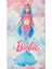 Barbie Denizkızı Lisanslı Kadife Plaj Havlusu 70X130 cm 1